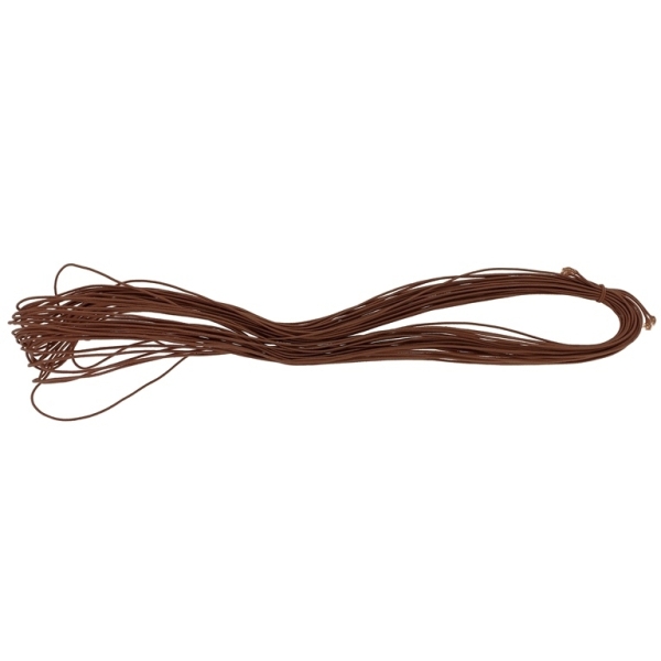 TEXTILE ELASTIC - 1mm - BROWN 23 - 15meters