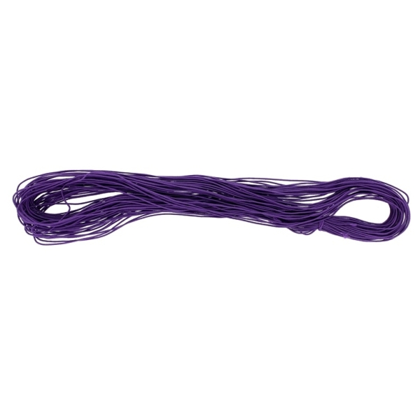 TEXTILE ELASTIC - 1mm - PURPLE (DARK) 13 - 22meters