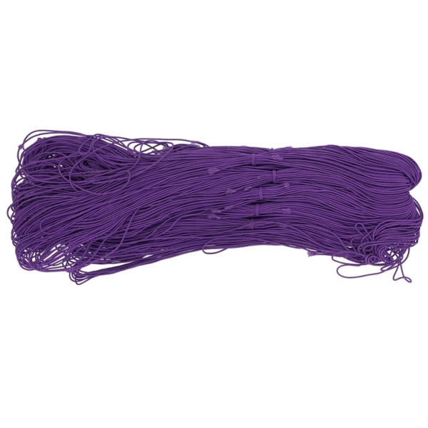 TEXTILE ELASTIC - 1mm - PURPLE (DARK) 13 - PACKAGE 10x15meters