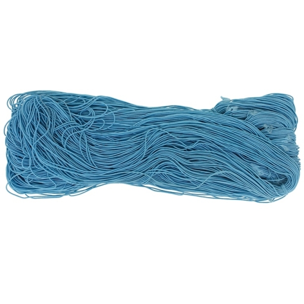 TEXTILE ELASTIC - 1mm - BLUE (LIGHT) 14 - PACKAGE 10x22meters