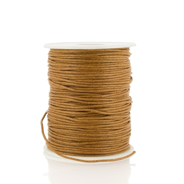 COTTON THREAD 1.5mm - BROWN 004 - PACKAGE 3x70meters