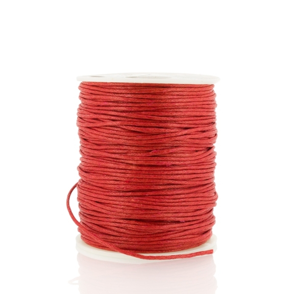 COTTON THREAD 1.5mm - RED 162 - PACKAGE 3x100yards(91m)