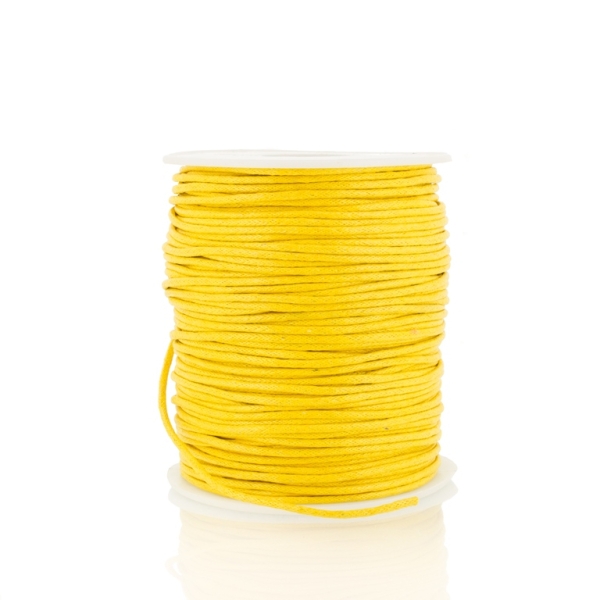 COTTON THREAD 1.5mm - YELLOW (DARK) 112 - PACKAGE 3x100yards(91m)