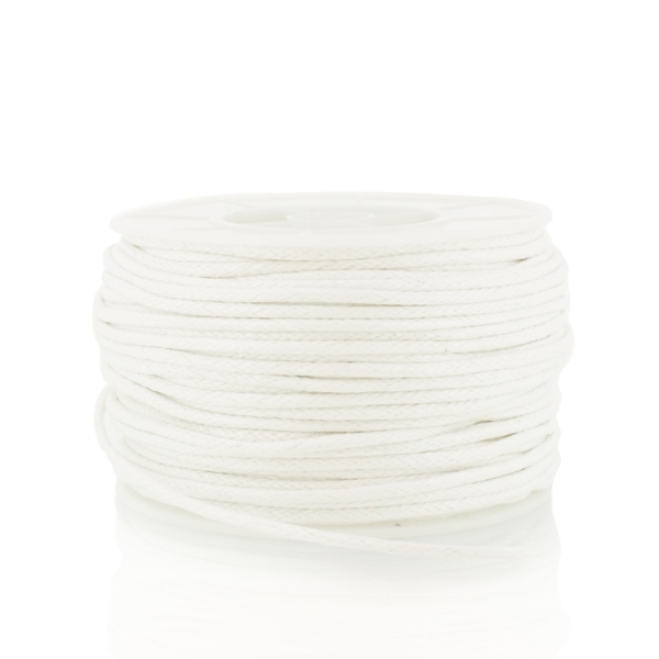 COTTON THREAD 2.0mm - WHITE 101 - PACKAGE 2x40meters