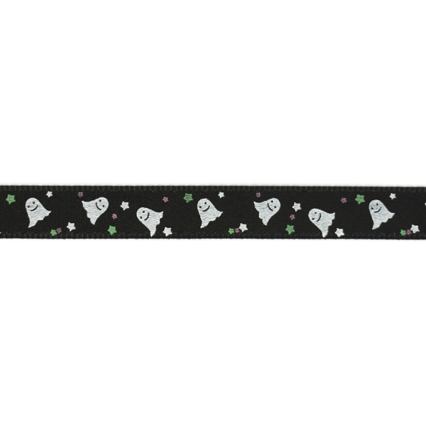 SATIN - PRINT - GHOST 03 - 10мм BLACK AND WHITE - 100yards(91m)