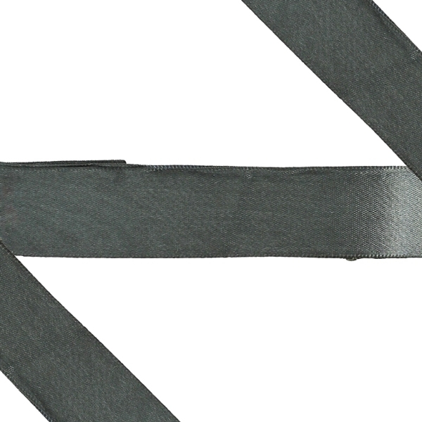 SATIN 2.5cm - GRAY - PACKAGE 5x25yards(22m)