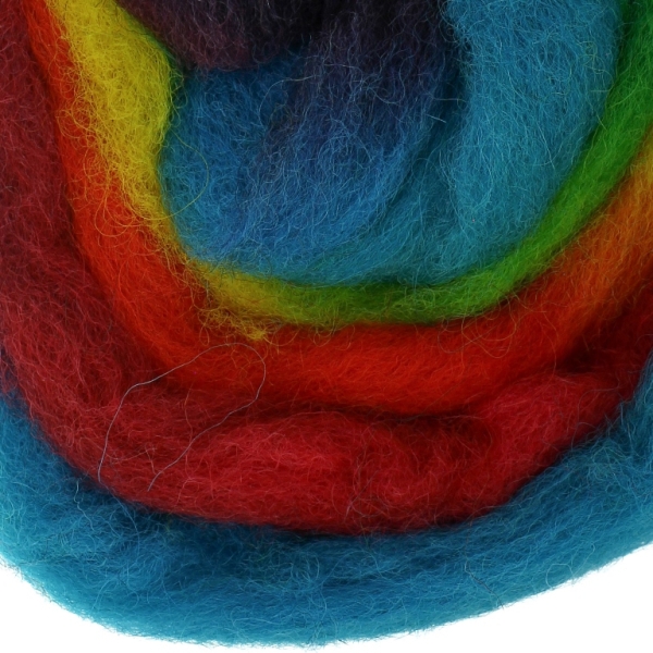 YARN - BABA MARTA FELT 354 - COLORFUL - 1.8m - WOOL - PACKAGE (5 skeins)