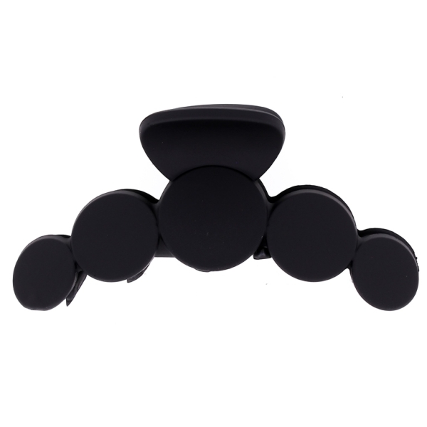 JEWELRY - BRACKET - CLAW HAIR CLIP - MODEL 01 - 10.5x5.2x4.7cm BLACK MATTE - 1pc.