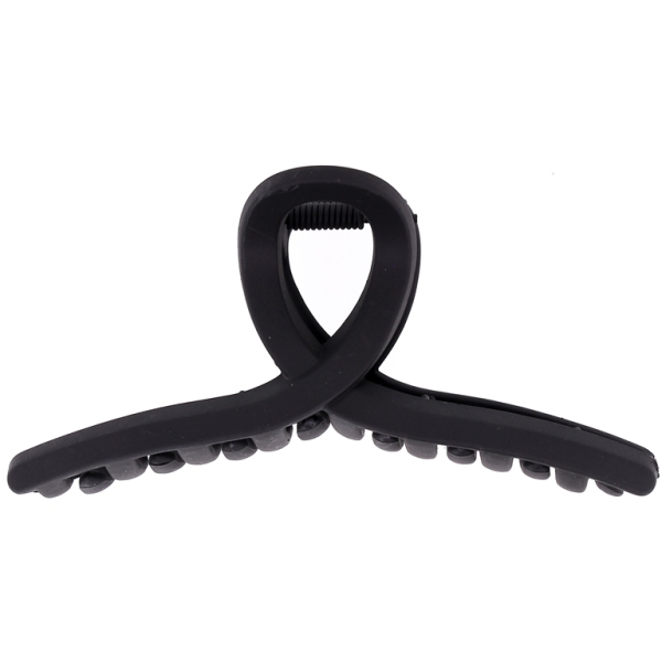 JEWELRY - BRACKET - CLAW HAIR CLIP - MODEL 06 - 11x5.7x4.1cm BLACK MATTE - 1pc.