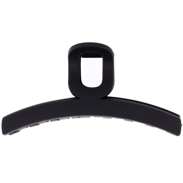 JEWELRY - BRACKET - CLAW HAIR CLIP - MODEL 07 - 11x5.9x4.2cm BLACK MATTE - 1pc.