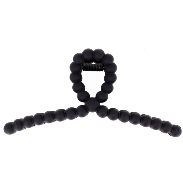 JEWELRY - BRACKET - CLAW HAIR CLIP - MODEL 08 - 11.4x5.4x3.8cm BLACK MATTE - PACKAGE 12pcs.