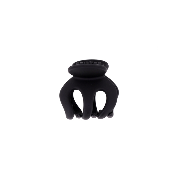 JEWELRY - BRACKET - CLAW HAIR CLIP - MODEL 09 - 3.5x3.4x3.5cm BLACK MATTE - 1pc.