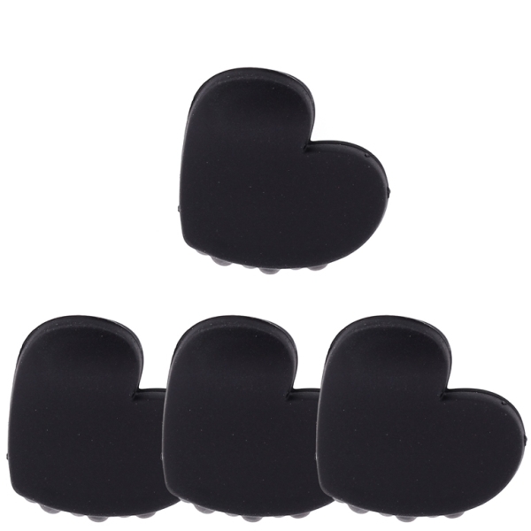 JEWELRY - BRACKET - CLAW HAIR CLIP - MODEL 11 - 4.1x3.9x4.1cm BLACK MATTE - PACKAGE 12pcs.