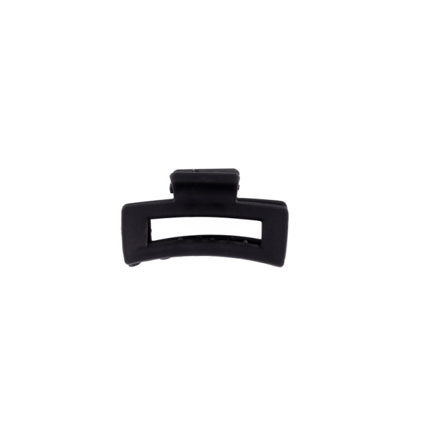 JEWELRY - BRACKET - CLAW HAIR CLIP - MODEL 02 - 4.2x2.5x2.3cm BLACK MATTE - 1pc.