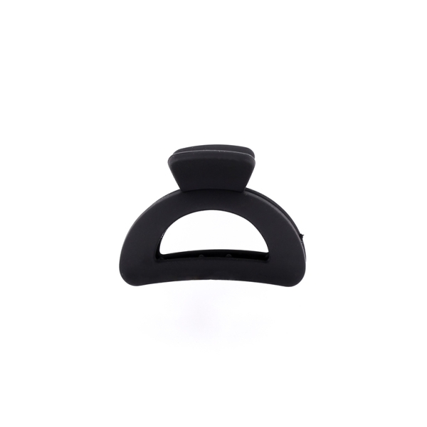 JEWELRY - BRACKET - CLAW HAIR CLIP - MODEL 04 - 4.7x3.4x3.1cm BLACK MATTE - 1pc.