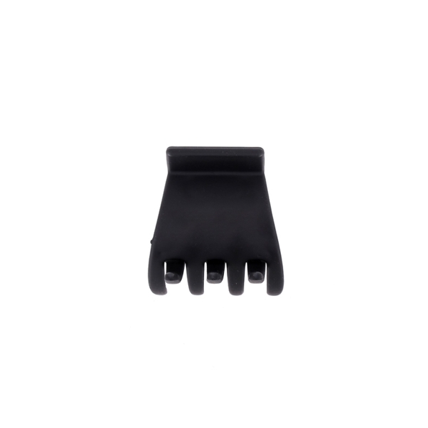 JEWELRY - BRACKET - CLAW HAIR CLIP - MODEL 10 - 3.3x3.2x3.5cm BLACK MATTE - 1pc.