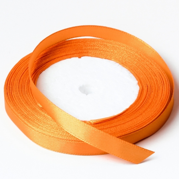 SATIN RIBBON 1.0cm - ORANGE 000 - 25yards(22m)