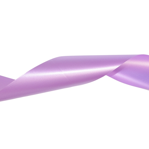 DECORATIVE RIBBON FOR FLOWERS AND PACKAGING - PVC - MONOCHROME - 5.0cm PURPLE (LIGHT) 113 - 12meters