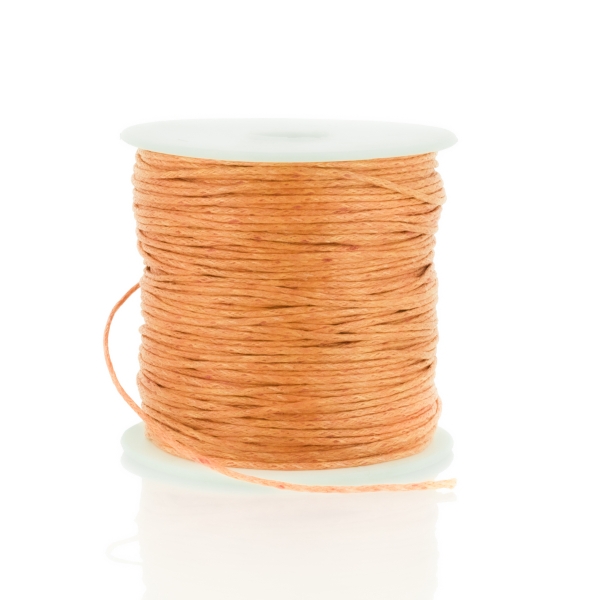 COTTON THREAD 1.0mm - ORANGE 13 - PACKAGE 3x70meters