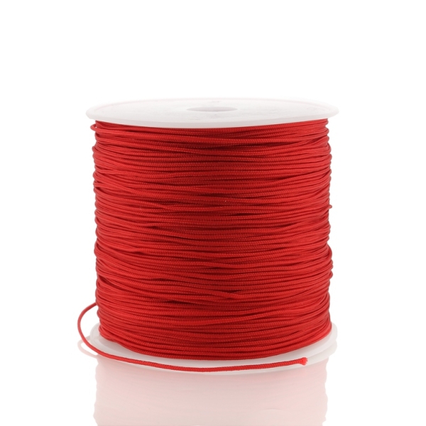 POLYESTER THREAD GSM 1.0mm - RED 700 - 100yards(91m)