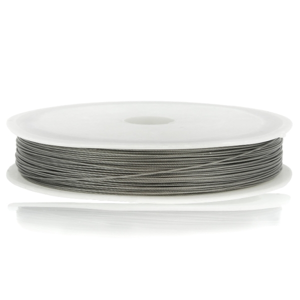 STEEL CORD - 0.45mm SILVER 01 - 50meters