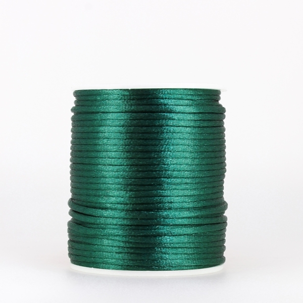 SATIN THREAD 2.0mm - GREEN (DARK) 248 - 50meters