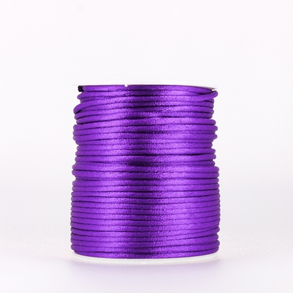 SATIN THREAD 2.0mm - PURPLE (DARK) 278 - 50meters