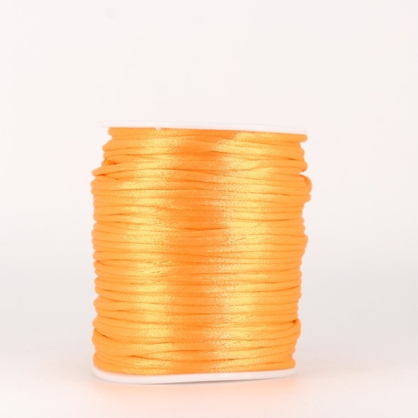 SATIN THREAD 2.0mm - ORANGE 224 - 50meters