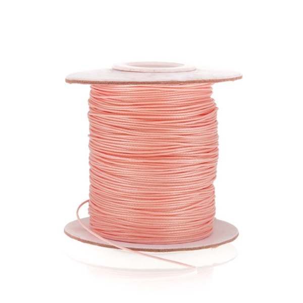 POLYESTER THREAD - 0.5mm CORAL (LIGHT) A008 - PACKAGE 2x80meters