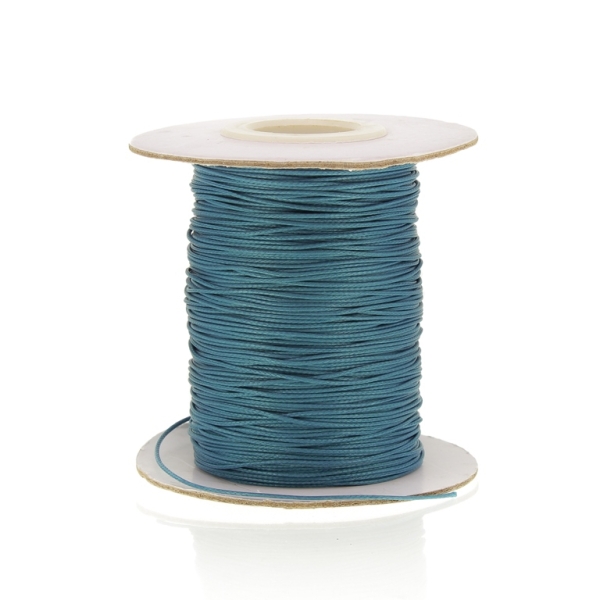 POLYESTER THREAD - 0.5mm PETROLEUM E042 - PACKAGE 2x80meters