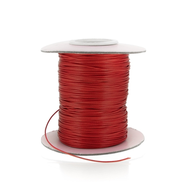 POLYESTER THREAD - 0.5mm RED A013 - PACKAGE 2x80meters