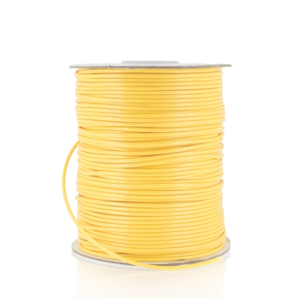 POLYESTER THREAD - 2.0mm YELLOW C028 - ПАКЕТ 2х80meters