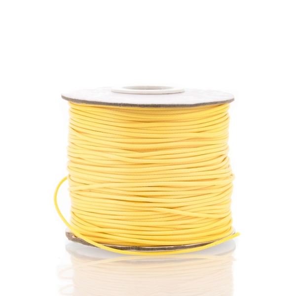 POLYESTER THREAD - 1.0mm YELLOW C028 - 80meters