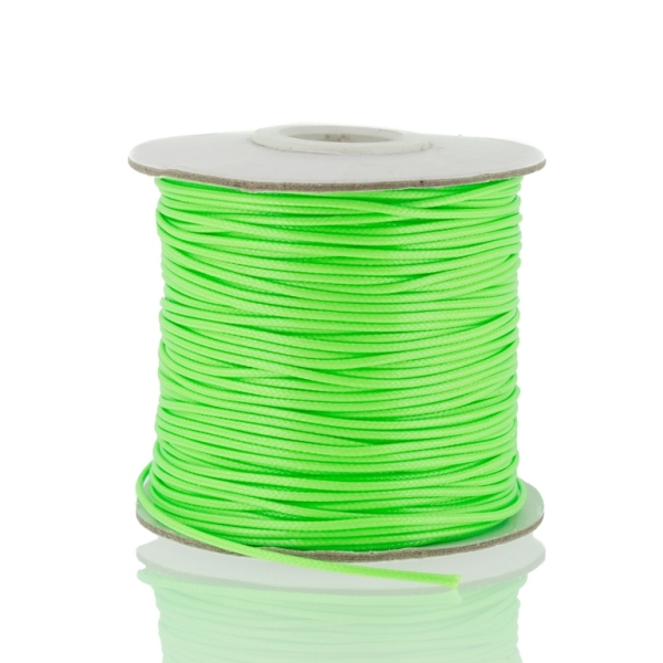 POLYESTER THREAD - 1.0mm GREEN ELECTRICAL E036 - 80meters