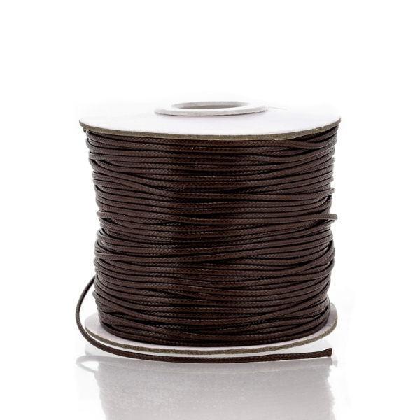 POLYESTER THREAD - 1.0mm BROWN (DARK) F051 - 80meters