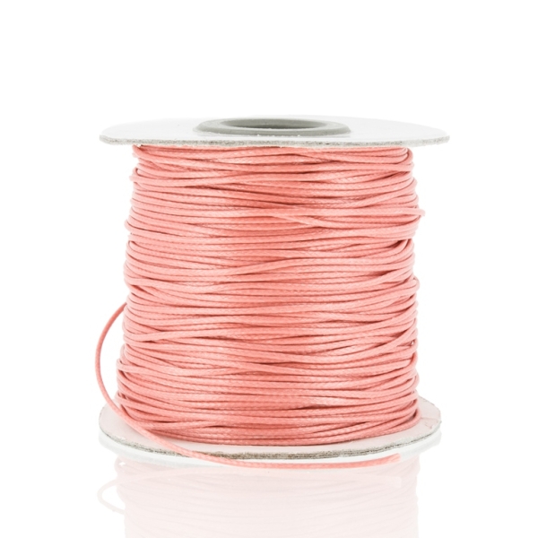 POLYESTER THREAD - 1.0mm CORAL (LIGHT) A008 - 80meters