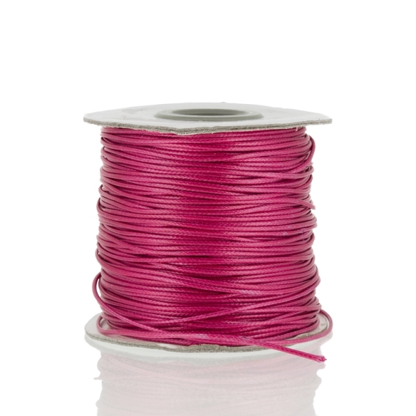 POLYESTER THREAD - 1.0mm CYCLAMEN (DARK) A014 - 80meters