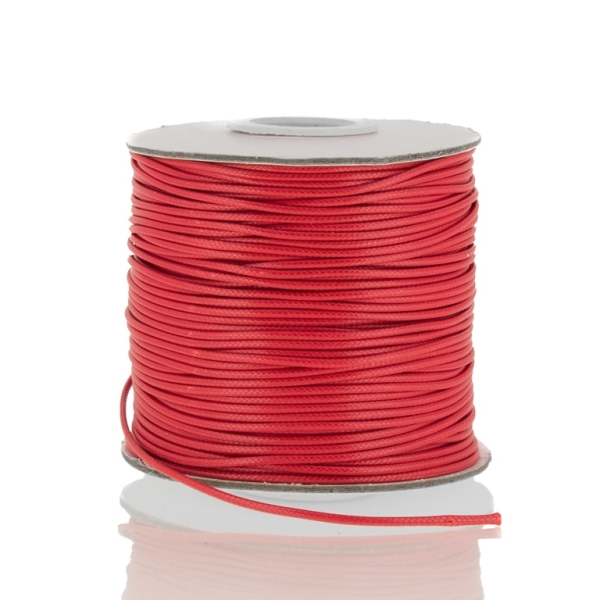 POLYESTER THREAD - 1.0mm RED (LIGHT) A016 - 80meters