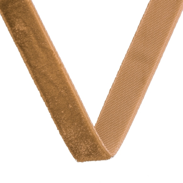 VELVET - 1.0cm BROWN  (LIGHT)  019 - 5meters