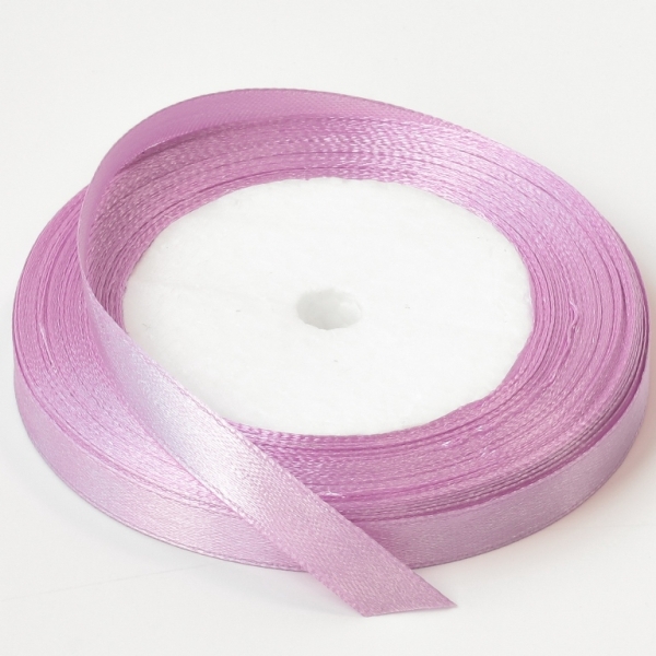 SATIN RIBBON 1.0cm - PURPLE (LIGHT) 113 - 25yards(22m)