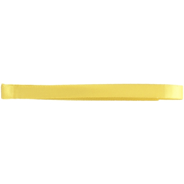 SATIN RIBBON 1.0cm - DOUBLE SIDED - YELLOW 087 - 100yards(91m)