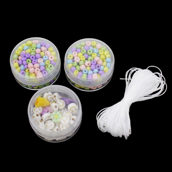 DO IT YOURSELF - KIT 10 - BEADS AND DISCS - MIX - 1 set