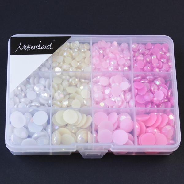 DO IT YOURSELF FOR GLUING - KIT 03 - ORGANIZER 4х3 - MIX PINK - PACKAGE (6 sets)