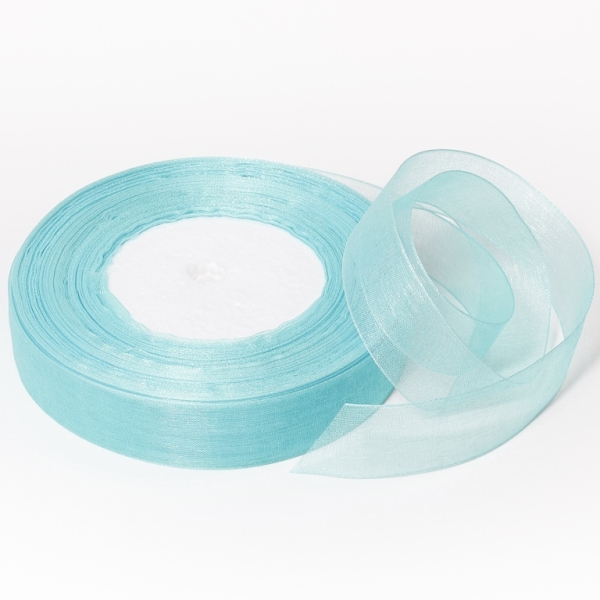 ORGANZA RIBBON 2.0cm - BLUE SKY 157 - 50yards(45m)