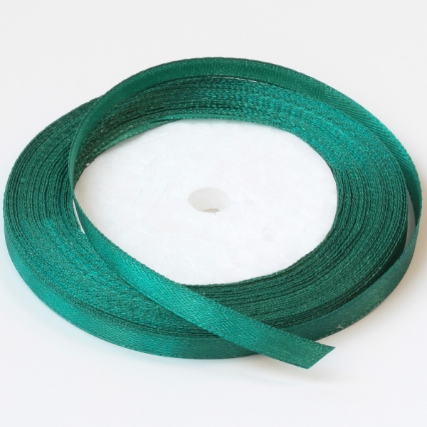 SATIN RIBBON 0.6cm - TURQUOISE (DARK) 164 - 25yards(22m)