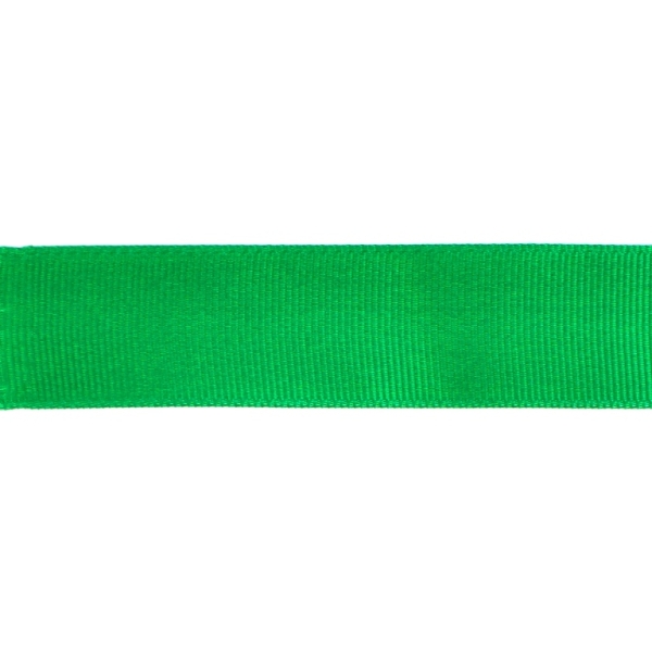 SATIN RIPS - 26mm GREEN 19 - ROLL 100yards(91m)