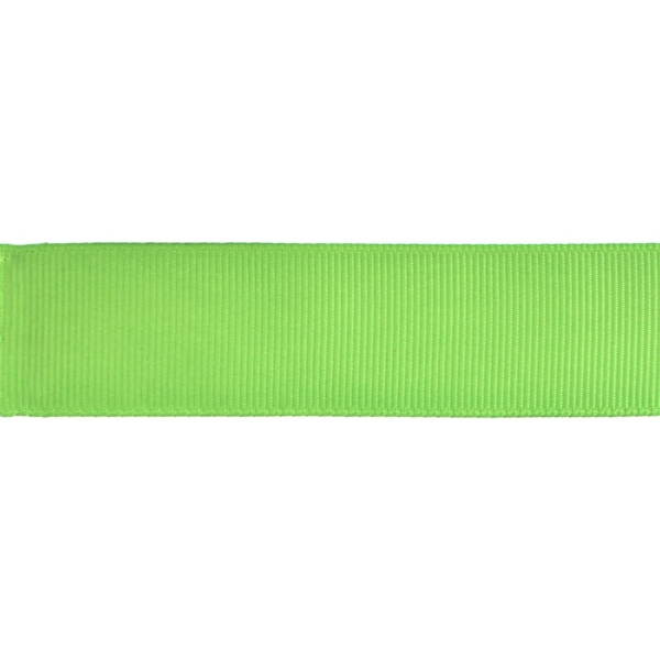 SATIN RIPS - 26mm GREEN (LIGHT) 1078 - ROLL 100yards(91m)