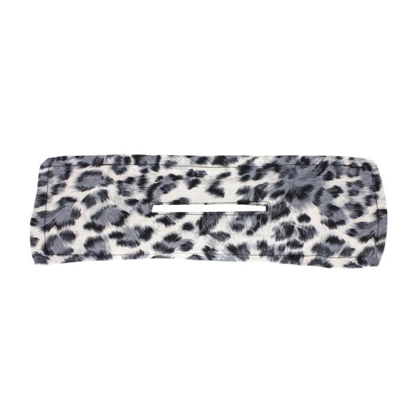 JEWELRY - ACCESSORY FOR HAIR - DAFT BUN WITH WIRE - MODEL 02 - LEOPARD PRINT 01 - 38x10cm ECRU (LIGHT)-GRAY (DARK)-BLACK - 1pc.