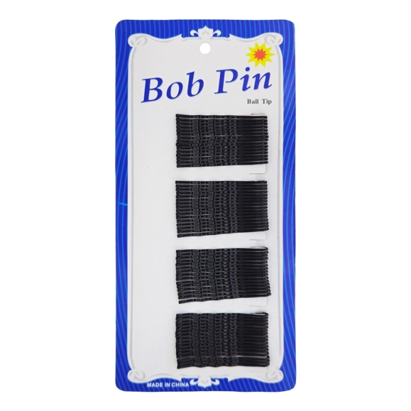 METAL ELEMENTS - BOBBY PIN - 40mm BLACK - 60pcs.