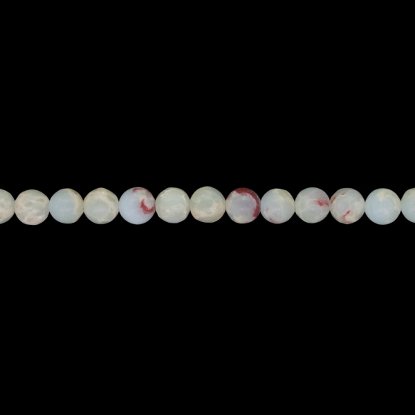 NATURAL STONE BEADS - JASPER IMPERIAL SHUSHAN - 6mm - STRING (64pcs.) Hole-1.0mm